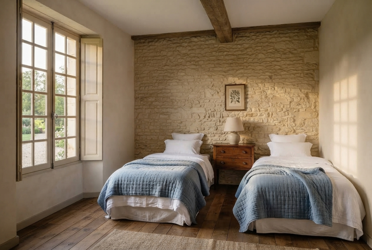 La chambre aux deux lits